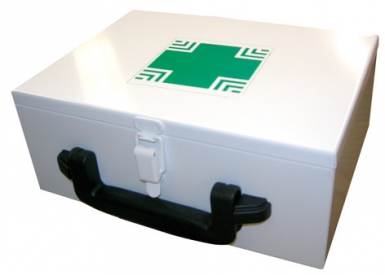 EMPTY MEDICINE BOX - WHITE LACQUERED STEEL SHEET - LXWXH: 263X112X120 MM. DIAYTAR NIGERIA: Connecting Nigerians with affordable products delivered promptly nationwide.