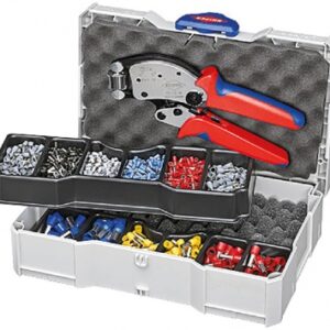 TWISTOR16 CRIMPING TOOL SET (RANGE 0.14 TO 16 MM2) WITH ASSORTMENT OF CABLE END CAPS. DIAYTAR NIGERIA: Your affordable shopping destination with thousands of products delivered in days.