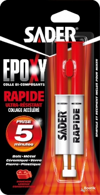 FAST EPOXY GLUE - SETTING 5 MIN - 25 ML. DIAYTAR NIGERIA promises affordability and variety with every purchase, delivered in 5-8 days.