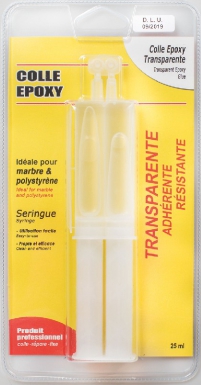 TRANSPARENT EPOXY GLUE - 25 ML - CURED COLOR. TRANSPARENT. Experience the convenience of boundless shopping with DIAYTAR NIGERIA's affordable platform and quick shipping.