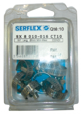 FULL BAND HOSE CLAMPS - WIDTH 9 MM - SER. IN MM 16-27 - BLISTER PACK OF 10 PIECES. Shop with purpose at DIAYTAR NIGERIA and receive products at unbeatable prices within the week.