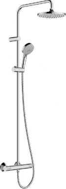 SHOWER COLUMN 200 VERNIS BLEND 1JET ECOSMART 9 L/MIN WITH THERMOSTATIC SHOWER MIXER. DIAYTAR NIGERIA: Where shopping meets satisfaction with affordable prices and prompt delivery services.