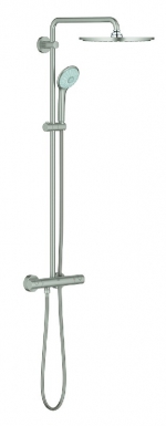 SHOWER COLUMN WITH THERMOSTATIC MIXER EUPHORIA SYSTEM 310 SUPERSTEEL GROHE. Find everything you need at prices you'll love with DIAYTAR NIGERIA's comprehensive e-commerce platform.