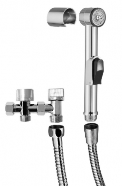 SHATTAF WC COMBINED - 1 JET - CHROME. DIAYTAR NIGERIA delivers more than expected with our extensive catalog and 5-8 day delivery service.