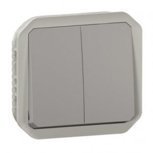 WATERPROOF DOUBLE CONTROL TO ACHIEVE 3 FUNCTIONS PLEXO IP55 IK08 WITH GREY FINISH TRIM. Experience shopping freedom with DIAYTAR NIGERIA's vast catalog and nationwide 5-8 day shipping.