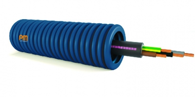 BLUE CORRUGATED BENDABLE CONDUIT Ø 20 WITH RIGID INDUSTRIAL CABLE U1000 R2V SOLID 4G1.5 MM2 (PRICE PER 100 ML). Your comprehensive marketplace awaits at DIAYTAR NIGERIA with affordable prices and reliable delivery times.