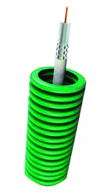 GREEN CORRUGATED BENDABLE DUCT Ø 20 WITH 17 VATC TV CABLE. DIAYTAR NIGERIA: Where shopping is affordable, selection is vast, and delivery is always reliable.