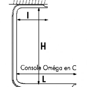 OMEGA C PENDANT CONSOLE HXLXL 165X105X95 MM ZINC-PLATED STEEL. DIAYTAR NIGERIA combines the largest product selection with affordable prices and reliable delivery.