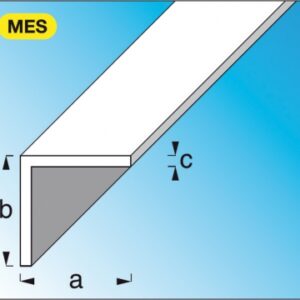 PVC EQUAL CORNER (RIGID) BLACK DIM. 15 MM - THICKNESS 1.0 MM - LENGTH 2.5 M. DIAYTAR NIGERIA: Where every shopping need is met with affordable prices and timely delivery.