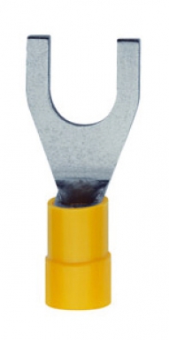 PRE-INSULATED CRIMP TERMINAL WITH FORK 4-6 MM2 YELLOW TERMINAL Ø 5 CDT 100. DIAYTAR NIGERIA delivers on our promise of extensive selection and budget-friendly nationwide shipping.
