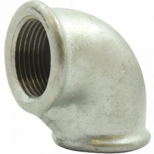 ELBOW N°90 - 90° SMALL RADIUS FEMALE, GALVANIZED, THREAD 12X17. DIAYTAR NIGERIA delivers satisfaction with every purchase through our affordable and reliable service.