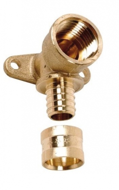 PER ELBOW WITH FEMALE OUTLET FIXING BASE - TUBE Ø 12 - THREAD 15X21. DIAYTAR NIGERIA: Where quality products become affordable with our nationwide shipping service.