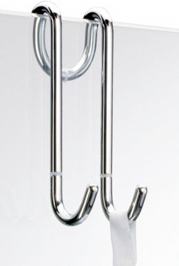 DOUBLE HANGING HOOK - DH1 - CHROME. DIAYTAR NIGERIA: Bringing quality products to every Nigerian with affordable nationwide delivery.