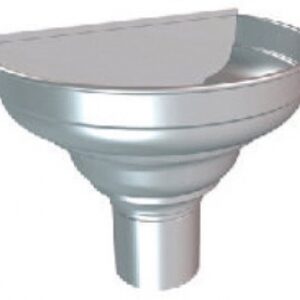 1/2 ROUND BOWL WITH FRONT Ø 100 FOR 33 GUTTER - ZINC. DIAYTAR NIGERIA: Transforming how Nigerians shop with our vast selection and nationwide delivery.