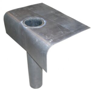 LEAD RAINWATER BASIN - PLATINUM 333 X 333 X 2.5 MM - TUBE Ø 90/95 MM. DIAYTAR NIGERIA: Your affordable gateway to thousands of products delivered within a week.