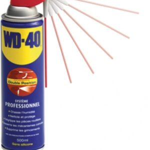 W.D.40 DEGREASER PROFESSIONAL SYSTEM 5 FUNCTIONS: DEGREASER, ANTI-HUMIDITY, ANTI-CORROSION, LUBRICANT AND DOUBLE POSITION CLEANER - 500 ML. Shop with confidence at DIAYTAR NIGERIA, Nigeria's premier affordable e-commerce platform.