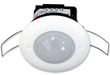 RECESSED DETECTOR "LUXOMAT PD3N-1C-FP" WHITE, CIRCULAR DETECTION Ø 10 M. Shop with intention at DIAYTAR NIGERIA, offering thousands of products delivered nationwide in days.