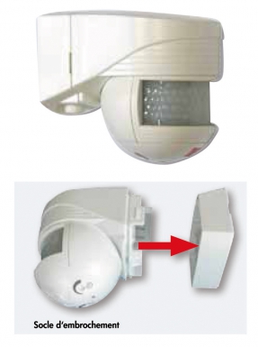 DETECTOR "LUXOMAT LC-CLICK 140" DETECTION ANGLE 140° - WHITE. DIAYTAR NIGERIA delivers more than products - we deliver affordable solutions within days.