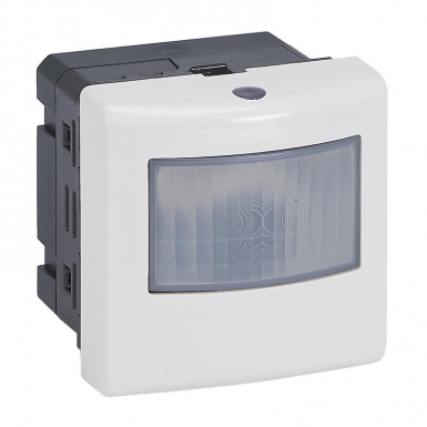 UNIVERSAL MOSAIC 3-WIRE WALL DETECTOR WITH NEUTRAL INFRARED DETECTION 500W LED - 2 WHITE MODULES. DIAYTAR NIGERIA: Creating access to affordable products for every Nigerian with our swift delivery service.