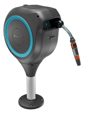 AUTOMATIC HOSE REEL WITH GROUND FIXING PLATE ROLLUP M 20 M - GARDENA (TURQUOISE BLUE). Your everyday shopping destination, DIAYTAR NIGERIA offers quality and value delivered within days.