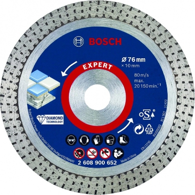 EXPERT HARDCERAMIC DIAMOND DISC Ø 76 MM BORE 10 MM CUTTING WIDTH 1.5 MM. Experience the ultimate in shopping convenience with DIAYTAR NIGERIA's vast catalog and 5-8 day delivery.