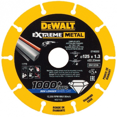 EXTREME METAL MAX DIAMOND DISC, Ø 125 MM, BORE 22.23 MM. DIAYTAR NIGERIA brings satisfaction with every purchase through affordable prices and prompt shipping.