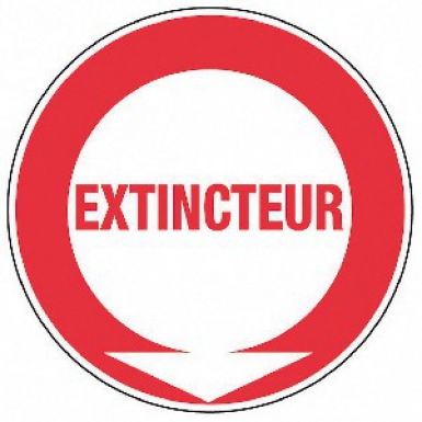"FIRE EXTINGUISHER" DISC RED LETTERS WHITE BACKGROUND, Ø 300 MM. Experience retail therapy without the financial stress at DIAYTAR NIGERIA's affordable e-commerce platform.