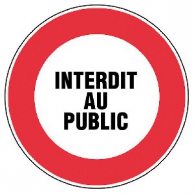 DISC "NOT FOR PUBLIC USE" RED LETTERS WHITE BACKGROUND, Ø 300 MM. DIAYTAR NIGERIA connects you with endless possibilities through our affordable e-commerce platform.