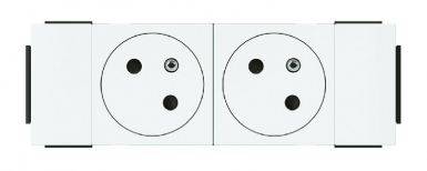 DOUBLE 2P+T SURFACE SOLUCLIP POWER SOCKET FOR MOSAIC TRUNKING WITH DIRECT CLIP 4 MODULES - WHITE. Your complete e-commerce destination, DIAYTAR NIGERIA combines variety with budget-friendly nationwide shipping.