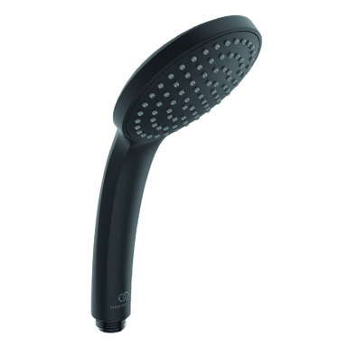 IDEALRAIN DOUBLE SHELL SHOWER HEAD IN MATTE BLACK, Ø 10 CM, 1 FUNCTION (RAIN JET), WITH ANTI-LIME FLOW REDUCER, SILICONE PICOTS.. Shop from our extensive catalog at DIAYTAR NIGERIA and enjoy doorstep delivery in just 5-8 days.