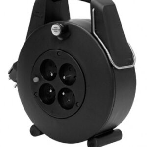 COMFORT-LINE CABLE REELER - 4 SOCKETS 2P+T, 20 M, H05VV-F 3G1.0 - BLACK/BLACK. Your complete shopping solution, DIAYTAR NIGERIA offers extensive choice with competitive prices and delivery.