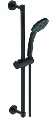 IDEALRAIN SHOWER SET WITH 100 MM 1 JET SHOWER - 60 CM BAR - FLOW LIMITER - MATT BLACK. DIAYTAR NIGERIA: Where affordable online shopping meets reliable delivery across Nigeria.