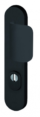 "NORMBAU SEKU 2" ARMORED DOOR SET WITH SPOILER / LEVER, BRUSHED BLACK FINISH. Discover shopping reimagined with DIAYTAR NIGERIA's extensive catalog and 5-8 day delivery service.