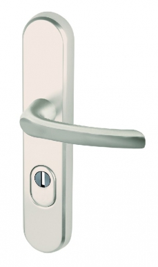 NORMBAU SEKU ARMORED DOOR SET 2 DOUBLE HANDLES, POLISHED STAINLESS STEEL FINISH. DIAYTAR NIGERIA: Your partner in affordable online retail with reliable shipping across Nigeria.