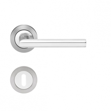 SET ON ROUND PORTO POLISHED / SATIN STAINLESS STEEL ROSETTE - BB FUNCTION - L KEY. DIAYTAR NIGERIA makes online shopping accessible to all with budget-friendly prices and reliable delivery.