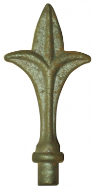 FLEUR DE LYS WROUGHT IRON SPEARHEAD DIM. Ø 12 X H 160 MM. DIAYTAR NIGERIA: Your partner in affordable online retail with reliable shipping across Nigeria.