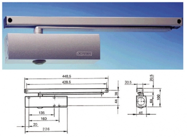 RACK DOOR CLOSER TS 3000 VBC WITHOUT ARM GHE OR DTE 1100 MAXI DOOR SILVER. Discover a world of choices with DIAYTAR NIGERIA's extensive marketplace and prompt shipping service.