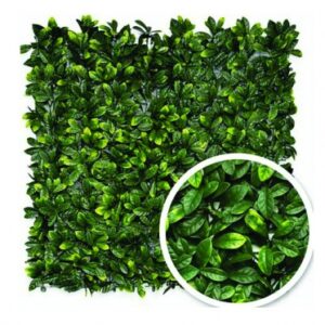 ARTIFICIAL CHERRY LAUREL FOLIAGE - 10 YEAR FIREPROOF AND UV RESISTANT GUARANTEE - 1 M2 SHEET. DIAYTAR NIGERIA: Transforming online retail with affordable prices and consistent 5-8 day nationwide delivery.