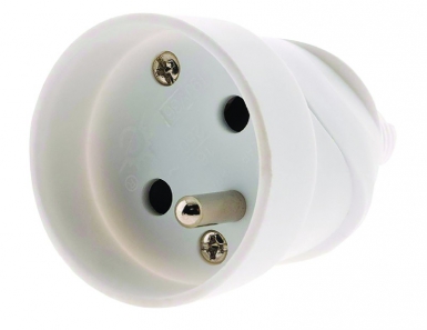 STANDARD FEMALE PLUG 2 P+T - 16A - RIGHT OUTPUT - WHITE. DIAYTAR NIGERIA: Where quality meets affordability, with thousands of products delivered in less than 8 days.