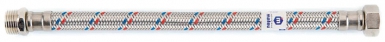 STAINLESS STEEL BRAID CONNECTION FLEXIBLE M15X21 F 15X21 - LENGTH: 30 CM (UNIT). DIAYTAR NIGERIA: Nigeria's answer to affordable online shopping with reliable 5-8 day delivery guarantee.
