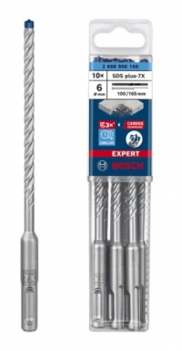 DRILL BITS FOR EXPERT SDS PLUS-7X HAMMER - Ø 10 MM USEFUL LENGTH 150 MM TOTAL LENGTH 215 MM - CASE OF 10 DRILL BITS. DIAYTAR NIGERIA makes quality accessible with low prices and reliable 5-8 day nationwide delivery.