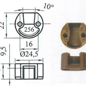 MAP 256 MORTISE CREMONE STRIKE - FOR HEADPLATE - AKULON BROWN - Ø 24/25. DIAYTAR NIGERIA: Where shopping dreams come true with budget-friendly prices and nationwide shipping.