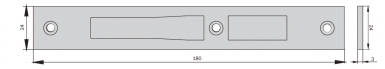 MULTIPUNTO ELECTA INOX CENTRAL FLAT STRIKE FOR 1 AND 3 POINTS 24X3X180 MM. DIAYTAR NIGERIA connects you with endless possibilities through our affordable e-commerce platform.