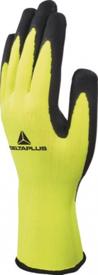 VV733 SEAMLESS KNITTED FLUO TERYLENE GLOVES - LATEX FOAM COATING ON PALM AND FINGER TIPS - 13 GAUGE - FLUO YELLOW - SIZE 10. DIAYTAR NIGERIA: Your partner in affordable online shopping with dependable delivery within 8 days.