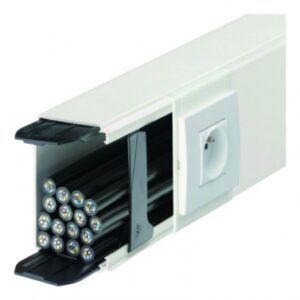 LIFÉA 40X90 CHUTE WITH SIDE PLATES/2 CLIPS DIM. HXLXP: 40X2000X90 MM PURE WHITE. Your shopping journey simplified with DIAYTAR NIGERIA's vast selection and budget-friendly shipping.