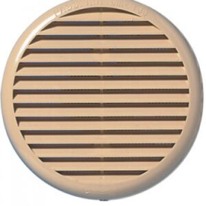 ROUND CLIP-ON VENTILATION GRILLE PLASTIC SAND WITH MOUSTES Ø INT. 80 TO 125 MM S = 100 CM2. DIAYTAR NIGERIA: Your affordable shopping destination with thousands of products delivered in days.