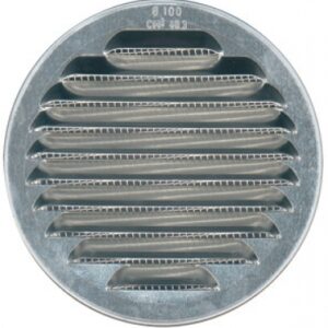 ROUND RECESSED AIR GRILLE WITH Louvered Screens AND RAW MOSQUITO NET Ø 80 MM THICKNESS 45 MM S=22 CM2. DIAYTAR NIGERIA: Where every shopping need is fulfilled with affordable prices and nationwide shipping.