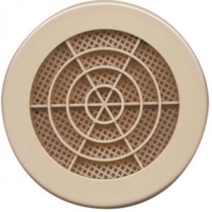 FIXED VENTILATION GRILLE BUILT-IN ROUND PLASTIC SAND WITH MUST. Ø INT. 100/110 MM S=24 CM2. DIAYTAR NIGERIA connects your desires with reality through our affordable e-commerce platform and quick delivery.