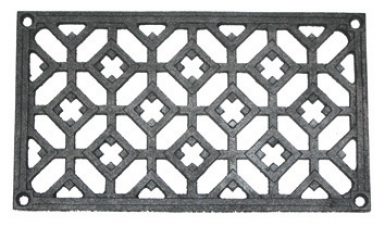 RECTANGULAR CAST IRON VENTILATION GRILLE FOR EXTERIOR WALLS LXH: 210X120 MM. Shop without boundaries at DIAYTAR NIGERIA, offering affordable products with convenient delivery times.