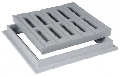 FLOOR GRIDS WITH FRAME 250 X 250 MM - LIGHT GREY COLOR. DIAYTAR NIGERIA: Connecting Nigerians with affordable products delivered promptly nationwide.
